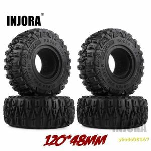 OL012:INJORA 4PCS 2.2 mud g LAP la- Raver tire wheel tire 1:10RC lock crawler TraxxasTRX4TRX-6aki car ruSCX1090046