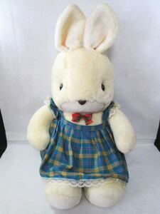 [ Showa Retro lovely rabbit soft toy ].../ fancy / present condition goods 