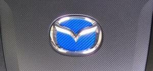  Hasepro magical carbon engine cover emblem Mazda CX-3 MAZDA3 fast back Axela hybrid blue CEECMA-1B