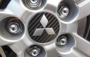  Hasepro magical carbon wheel cap emblem Mitsubishi Outlander Delica D:5 gunmetal CEWCM-3GU