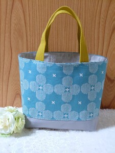 ハンドメイド ミニトートバッグ ランチトート