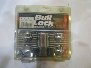 3　ブルロック　Bull Lock　ホイールロック　貫通　611-19　M12XP1.50！！ｇ0206O