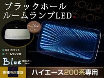 送料無料 LEDルームランプ ブラックホール 200系 ハイエース 3型_画像1