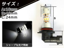 エスティマハイブリッド AHR20 150W LEDバルブ HB4 白 ホワイト デイライト ライト 外装 プロジェクター 12V/24V 車検対応_画像3