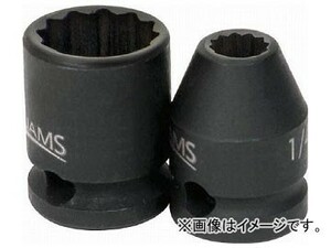 WILLIAMS 3/8ドライブ ソケット 12角 15mm インパクト JHW36615(7576650)