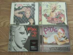 【CD4枚セット】ピンク Pink / 「missundaztood」+「TRY THIS」+「I'm Not Dead」+「don't let me get me(s)」