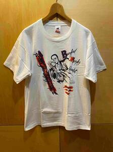 ビンテージ JAZZ フェス Tシャツ ブランフォード・マルサリス・カルテット ジャズ 白 古着 L