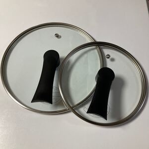 ガラス蓋2点セット