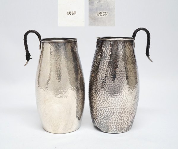 大量入荷 【尚美堂】純銀 猪口3個 徳利(ちろり)2個 - 工芸品 - www