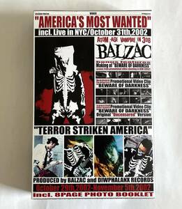 VHS видео *BALZAC / AMERICA'S MOST WANTED : ATOM-AGE VAMPIRE IN 308* Balzac 2002 NYC LIVE