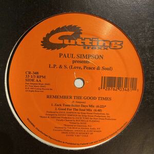 Paul Simpson Presents L.P. & S. - Remember The Good Times