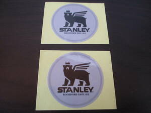「 STANLEY スタンレー ステッカー　シール 」２枚セット　アウトドア