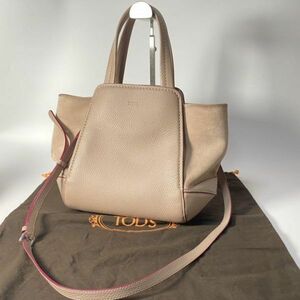 Good Condition TOD'S Tod's Handbag Shoulder Bag 2way Leather, ladies' bag, Shoulder bag, others