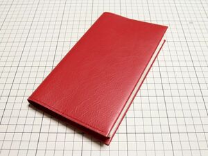  leather * original leather book cover cow leather ( new book ) 229x177mm 39g 6 red series red