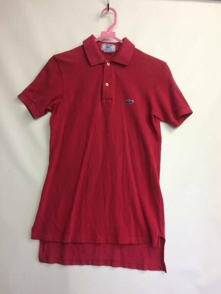 70s 80s IZOD LACOSTE ラコステ ポロシャツ コットン100％ WPL1100 青ワニ