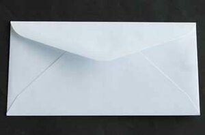 封筒 洋6 洋封筒 洋形6号 50枚 サイズ190×98 ダイヤ貼 ケント紙 (厚手100ｇ/㎡)【郵便番号枠ナシ】