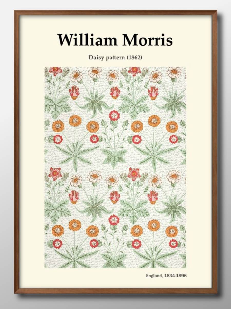 1-7513 ■ Livraison gratuite !! Affiche A3 William Morris Scandinavie/Corée/Peinture/Illustration/Mat, résidence, intérieur, autres