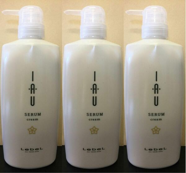 イオセラム クリーム 600ml 3本 くせ毛に。新品未使用。ヘアトリートメント