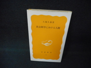 社会科学における人間　大塚久雄　岩波新書　染み大/WCZE