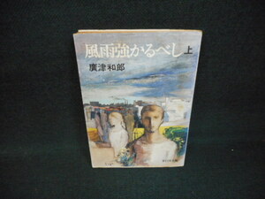 風雨強がるべし　上　廣津和郎　新日本文庫　染み多有/WBP