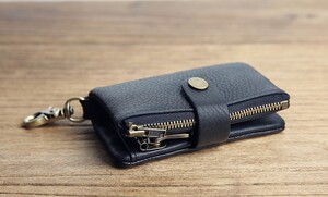 キーケース 小銭入れ ミニ財布 小物入れ収納 ウオレット 小銭入れ ポーチ ミニ財布 薄い 牛本革 コインケース