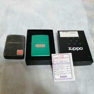 Zippo　41レプリカ　龍　エメラルドグリーン　メタル　2個セット