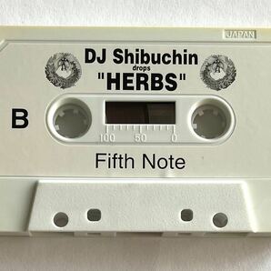 DJ shibuchin HERBS fifth note MIX TAPE ミックステープ クラブ R&B HIPHOP 当時物 カセットテープの画像3