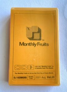 DJ KOMORI MONTHLY FRUITS vo.26 MIX TAPE ミックステープ クラブ R&B HIPHOP カセットテープ