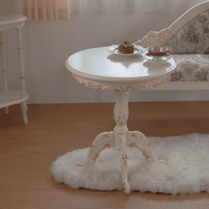 ヤフオク! -サイドテーブル 猫脚 白家具の中古品・新品・未使用品一覧