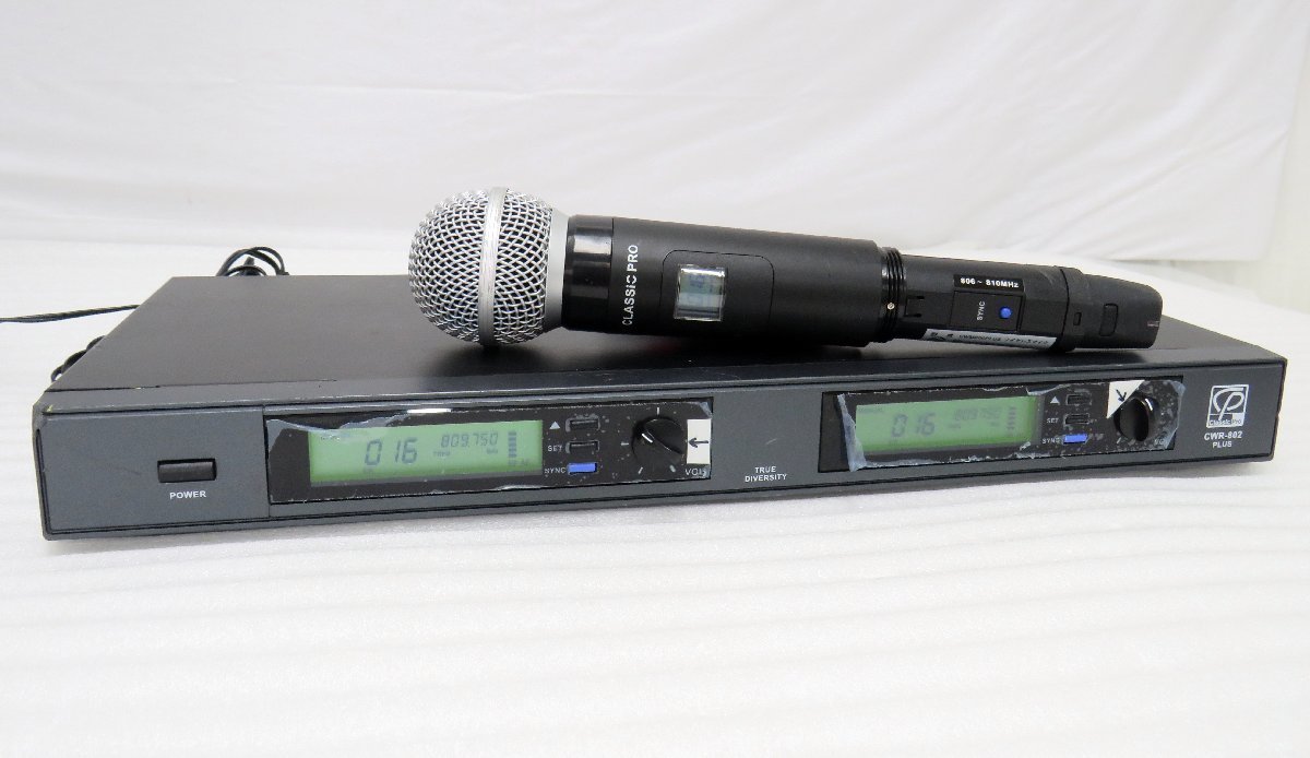CLASSIC PRO CWR802+ワイヤレスマイク(CWM800)2本 www.eva.gov.co