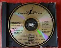 THE GREAT　KARAJAN'S　COLLECTION　TCHAIKOVSKY/WEBER/LISZT/SIBELIUS/BERLIOZ_画像3