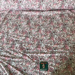 布地生地アウトレット通販安い3m no1200綿100%ペイズリー柄2プリントピンク