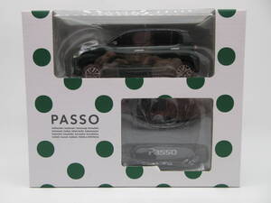 1/24 Toyota Passo mo-daPASSO MODA G dealer special order not for sale RC radio-controller minicar black × dark emerald mica metallic 