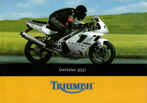 トライアンフ TRIUMPH DAYTONA 2001年 955i 欧州版 カタログ 