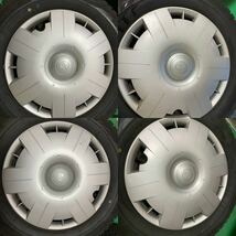 中古 195/65R15 ブリヂストン VRX2 トヨタ 純正 60系 VOXY ノア 15×6J +50 5H PCD114.3 リム径 60mm 鉄 スチール ホイール 4本セット_画像2