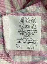 超キュート！ Munsingwear マンシングウェア 半袖 ポロシャツ ボーダー ピンク 刺繍 Mサイズ レディース ゴルフ ゆうパケ可 ○ 新規×_画像5