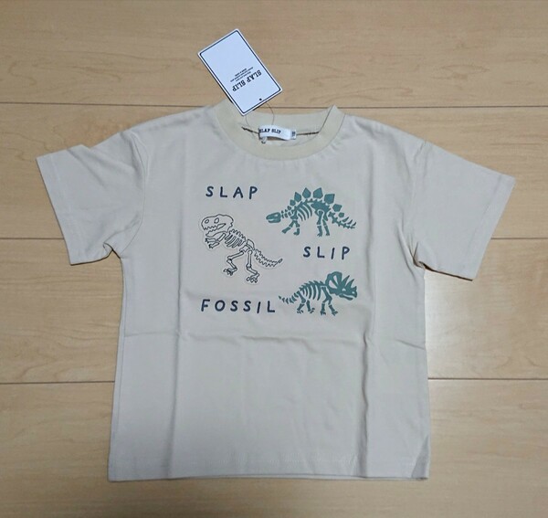 【新品】 100 SLAPSLIP 恐竜 パッチ Tシャツ
