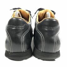 【エルメス】本物 HERMES 靴 25cm 黒 クイック スニーカー カジュアルシューズ 本革 レザー 男性用 メンズ イタリア製 40_画像3