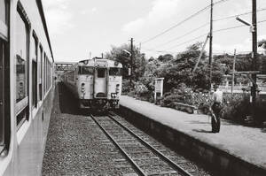 飾って楽しむ鉄道写真（昭和の駅in九州：大村線 松原） NO.56500015