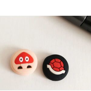 switch スティックカバー 2個セット クリボー 甲羅