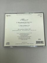 CD / Divertimento K 563 / Wolfgang Amadeus Mozart (作曲), Leopold Trio (合奏)/ 034571172460 /管理番号： SF0005_画像2