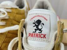 日本製 Patrick パトリック スエードスニーカー マスタード ホワイト 40 スウェード_画像7