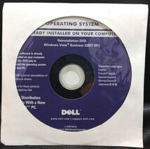 199円～★DELL OS再インストール用DVD Windows Vista Business 32bit SP1★_画像1