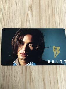 【未使用】テレホンカード　竹野内豊　ボルティ　BOLTY