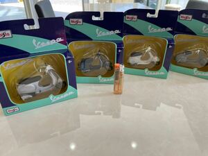 VESPA 1/18 Vespa 4 pcs. set new goods unopened 