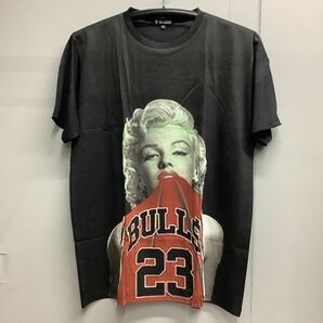 DBR7E. デザインTシャツ XXXLサイズ Marilyn Monroe BULLS 23 赤 マリリンモンローの画像9