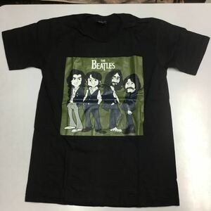 SR2A1♪ 両面プリントバンドデザインTシャツ Mサイズ ビートルズ THE BEATLES ①