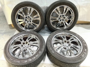 【MAX　LOAD】　20インチ　アルミホイール　４本　20X85.J　ET25　275/45R20　2100LBS　（G11-62）