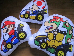  prompt decision equipped! interior how about?? Mario cushion 3 piece set nintendo Famicom Mario Cart 