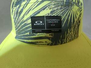 ★USA購入 オークリー【OAKLEY Latch 5 Panel Hat】5パネルデザイン キャップ グリーンイエロー★